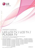 LG 22LV2500 26LV2500 26LV2500UACUSDLH TV Operating Manual